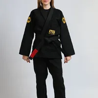 Kimono In The Guard Feminino BJJ Classic Preto - imagem 1
