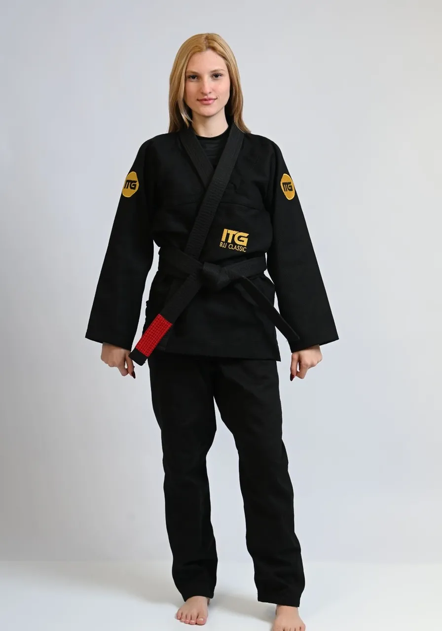 Kimono In The Guard Feminino BJJ Classic Preto