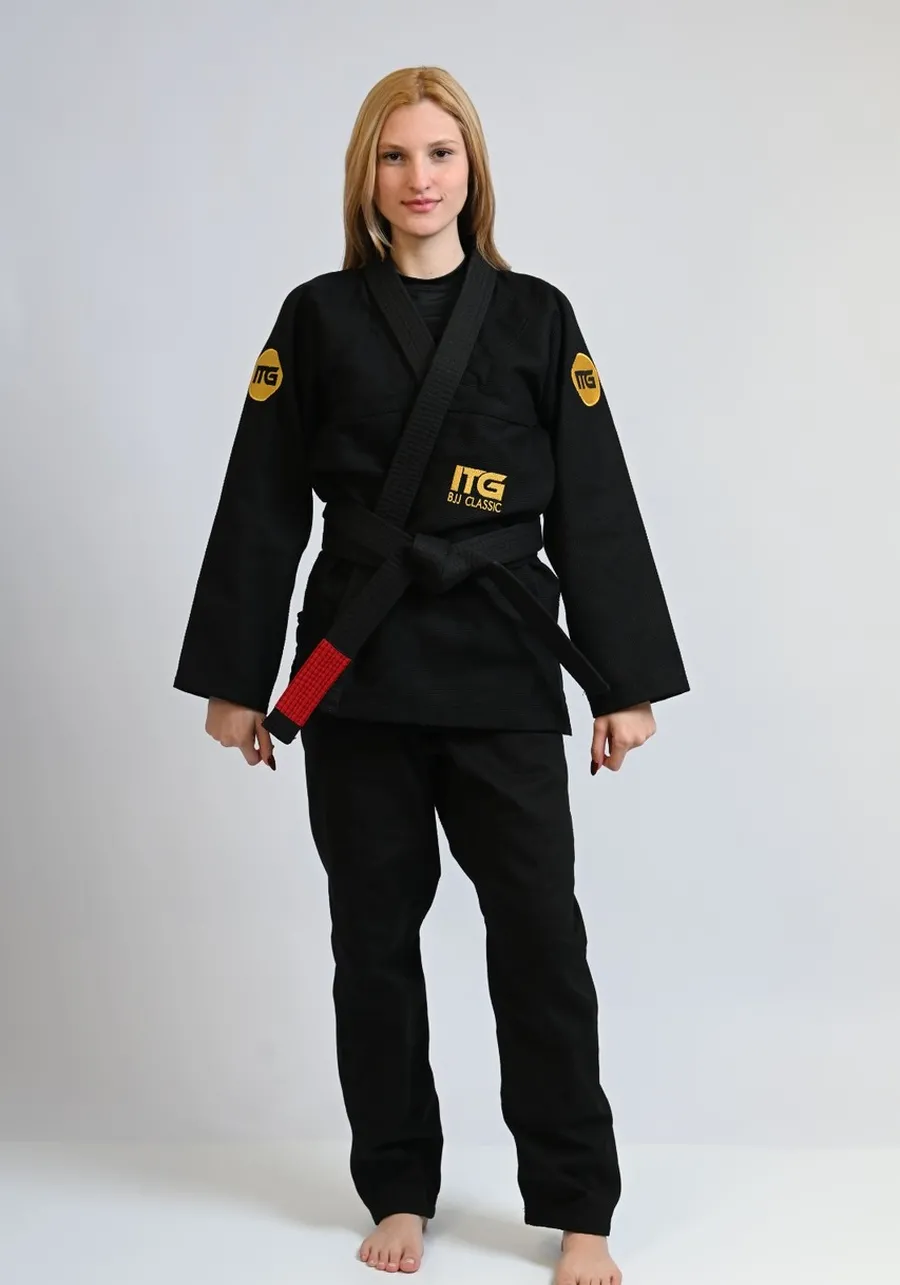 Kimono In The Guard Feminino BJJ Classic Preto