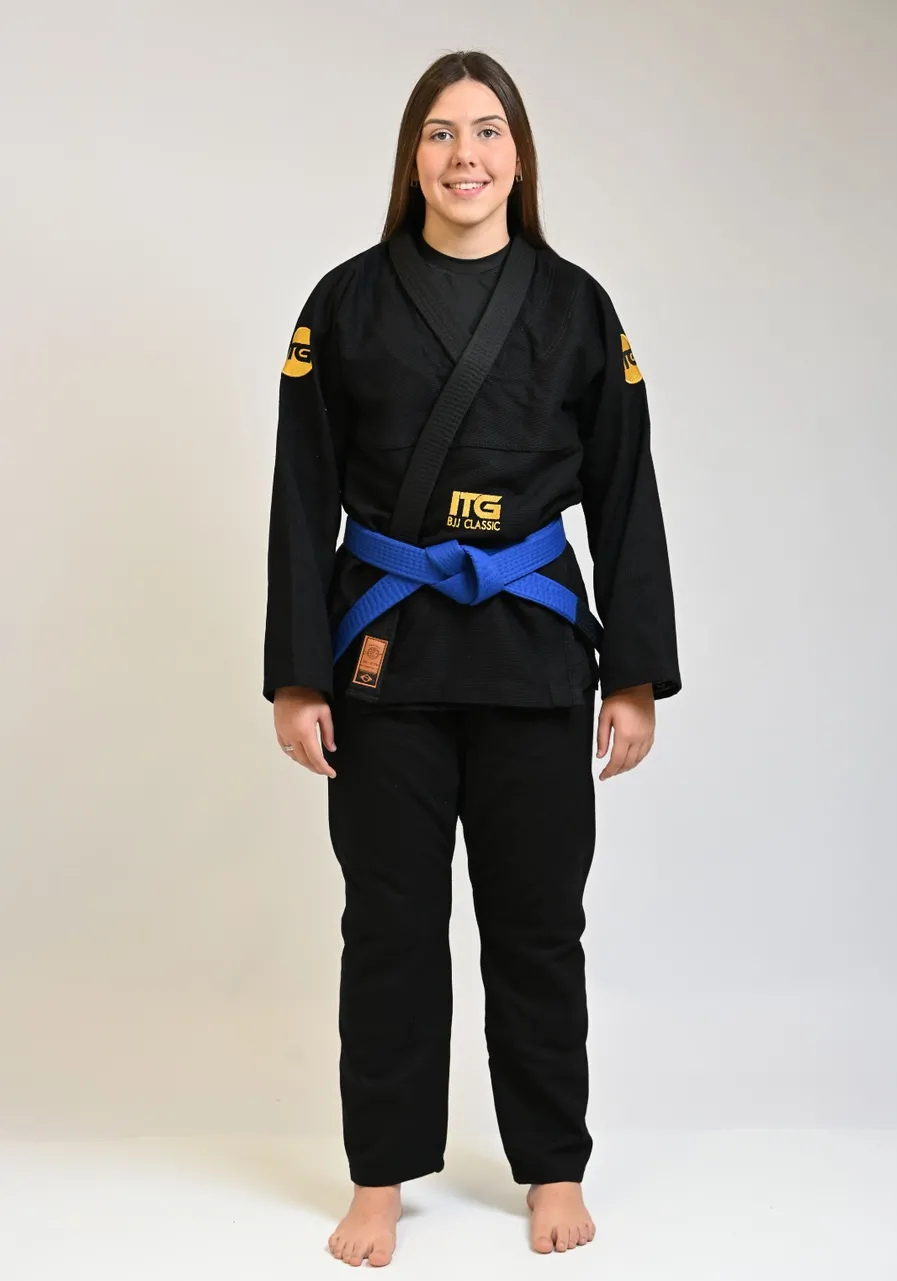 Kimono In The Guard Feminino BJJ Classic Preto