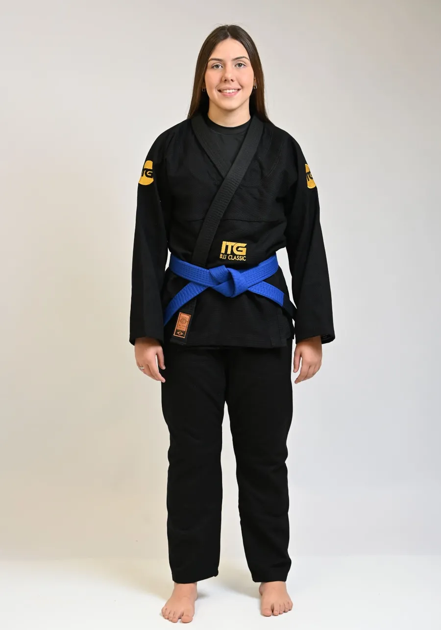 Kimono In The Guard Feminino BJJ Classic Preto