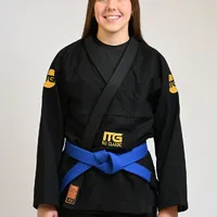 Kimono In The Guard Feminino BJJ Classic Preto - imagem 2