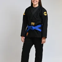 Kimono In The Guard Feminino BJJ Classic Preto - imagem 5