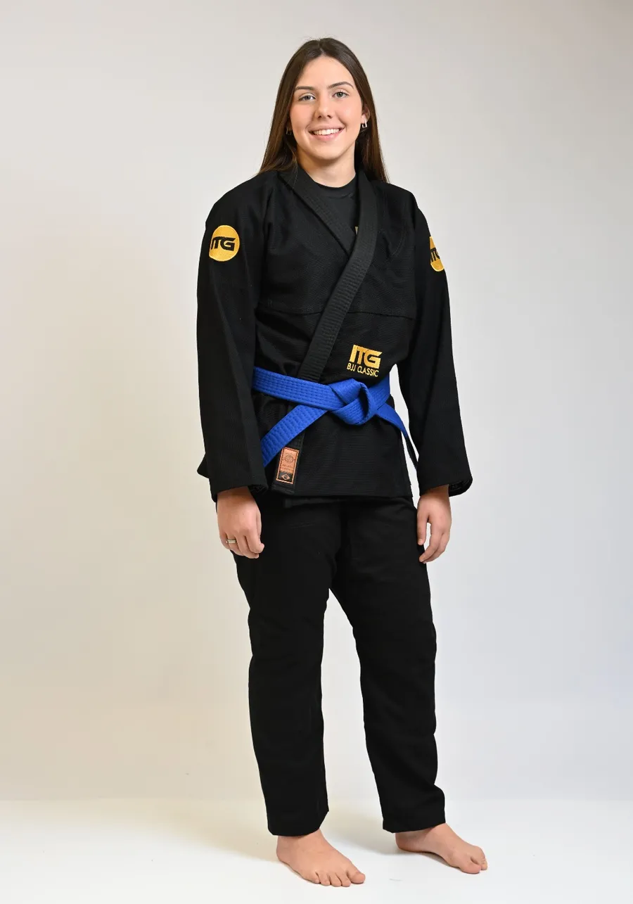 Kimono In The Guard Feminino BJJ Classic Preto