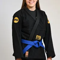 Kimono In The Guard Feminino BJJ Classic Preto - imagem 7