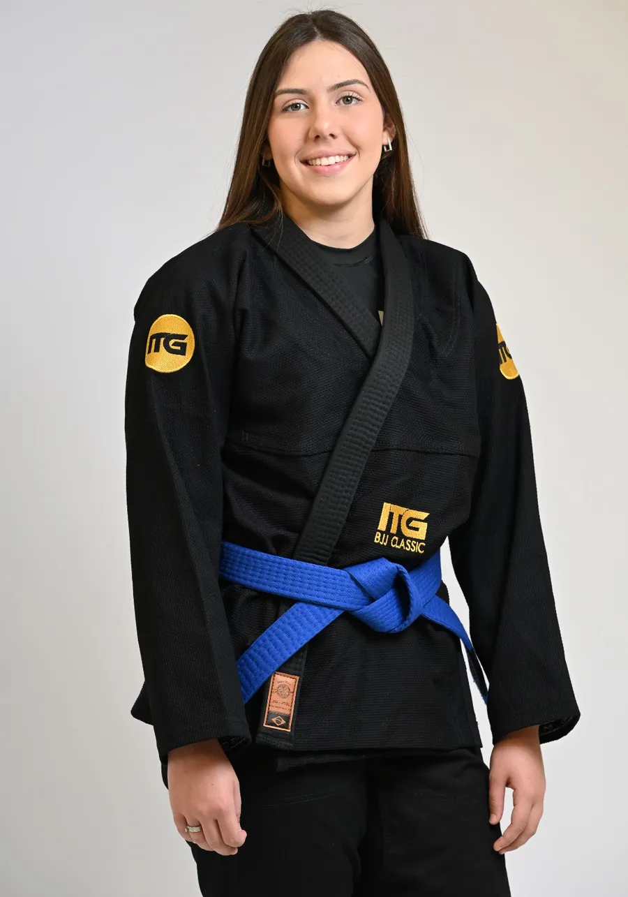 Kimono In The Guard Feminino BJJ Classic Preto