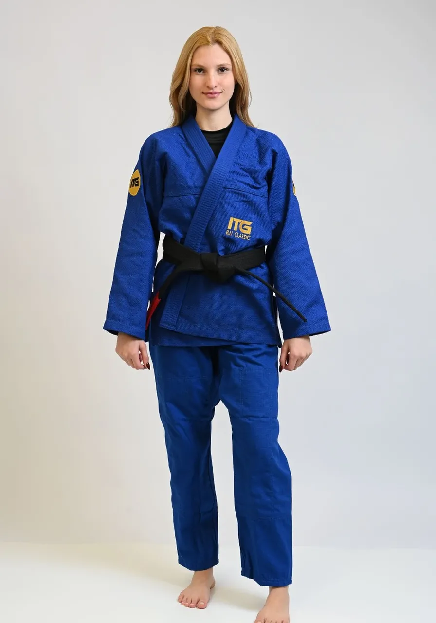 Kimono In The Guard Feminino BJJ Classic Azul