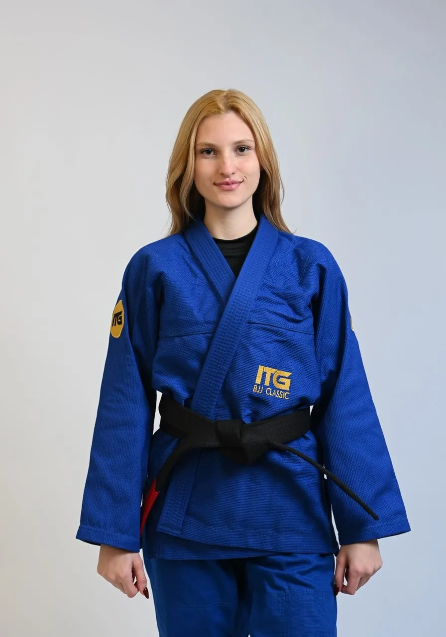 Kimono In The Guard Feminino BJJ Classic Azul