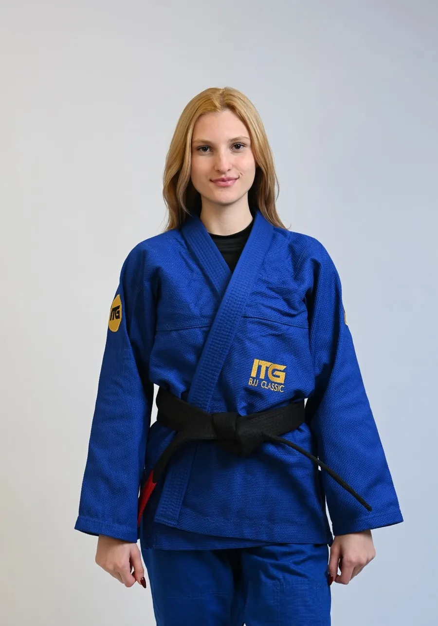 Kimono In The Guard Feminino BJJ Classic Azul
