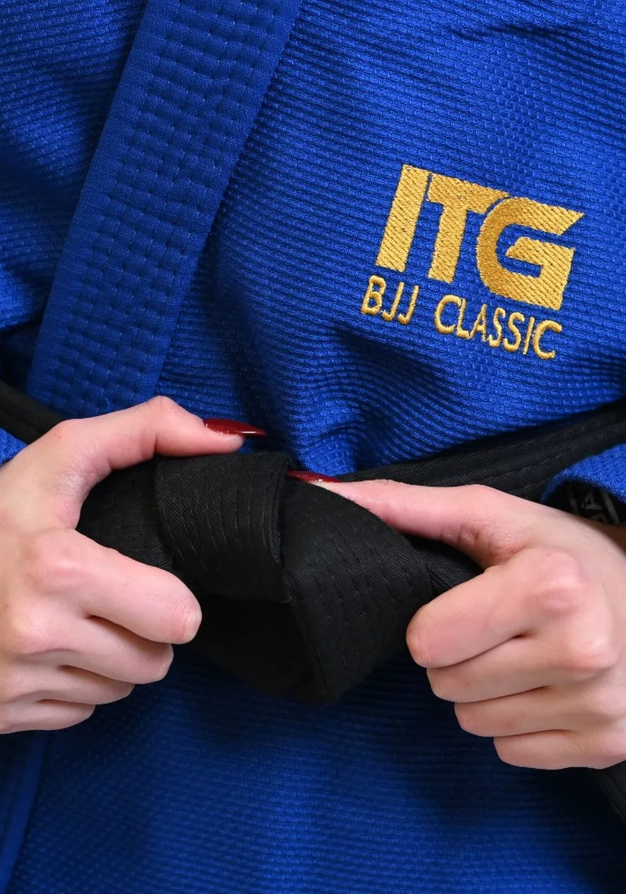 Kimono In The Guard Feminino BJJ Classic Azul