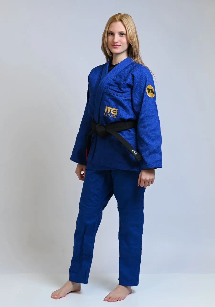 Kimono In The Guard Feminino BJJ Classic Azul