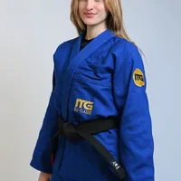 Kimono In The Guard Feminino BJJ Classic Azul - imagem 5