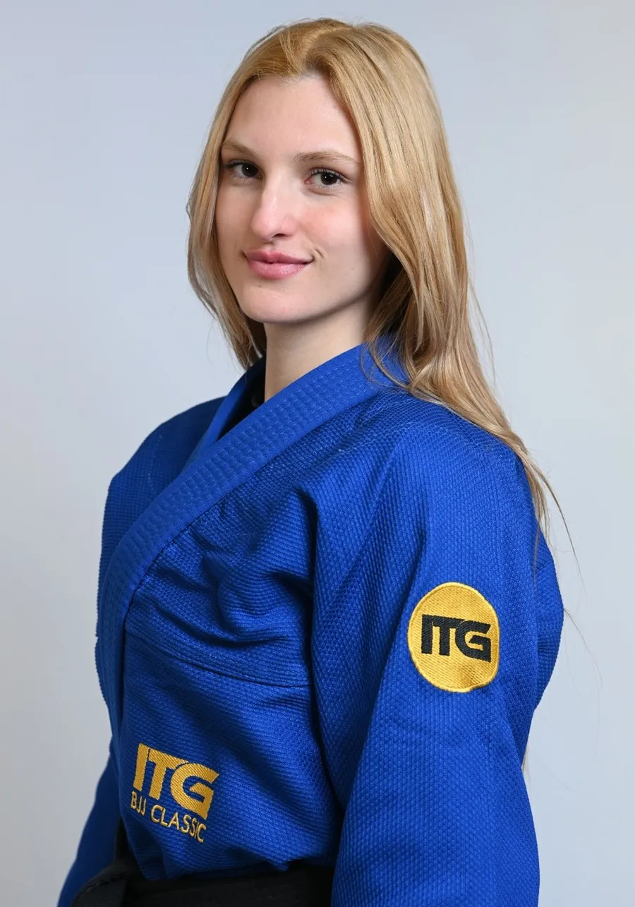 Kimono In The Guard Feminino BJJ Classic Azul