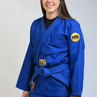 Kimono In The Guard Feminino BJJ Classic Azul - imagem 4
