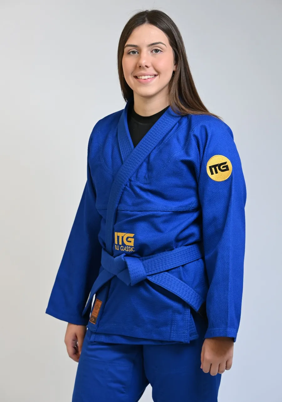 Kimono In The Guard Feminino BJJ Classic Azul