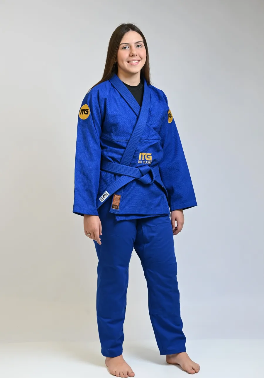 Kimono In The Guard Feminino BJJ Classic Azul