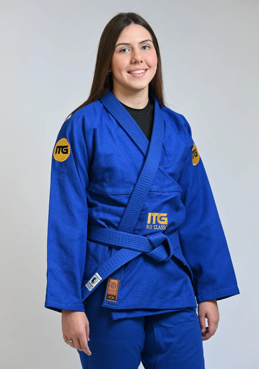 Kimono In The Guard Feminino BJJ Classic Azul