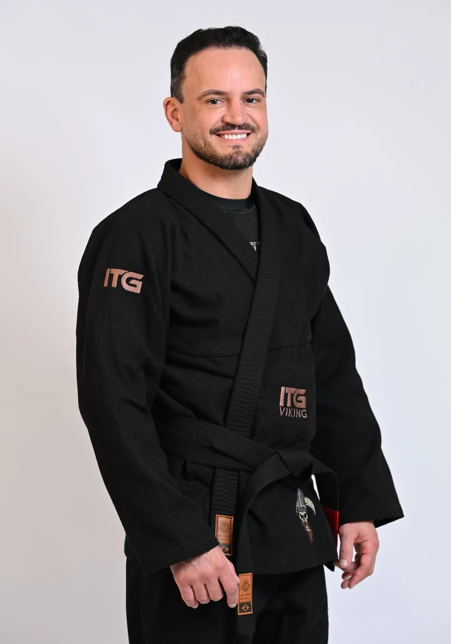 Kimono In The Guard Jiu-Jitsu Viking Preto