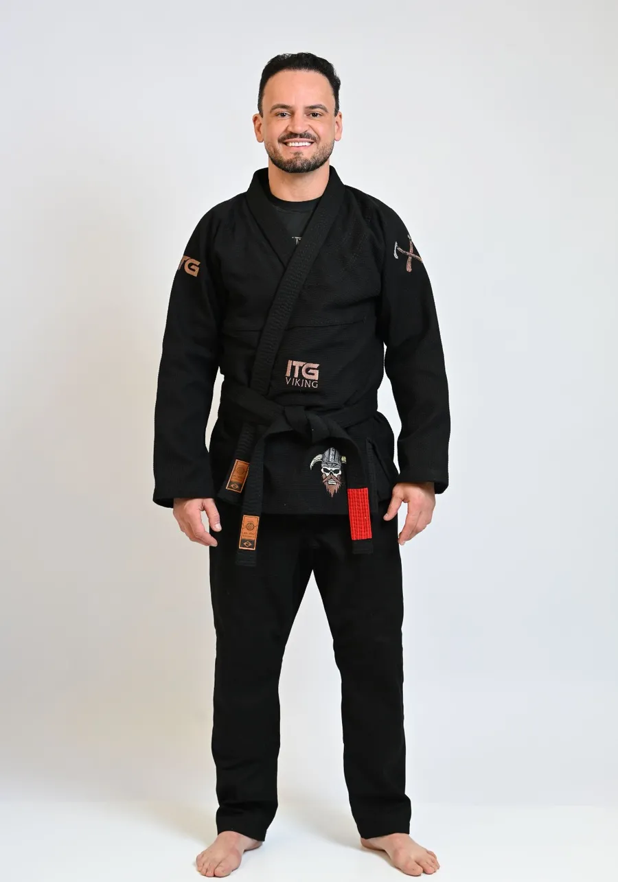 Kimono In The Guard Jiu-Jitsu Viking Preto
