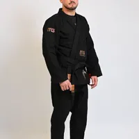 Kimono In The Guard Jiu-Jitsu Viking Preto - imagem 3