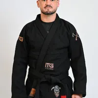 Kimono In The Guard Jiu-Jitsu Viking Preto - imagem 4