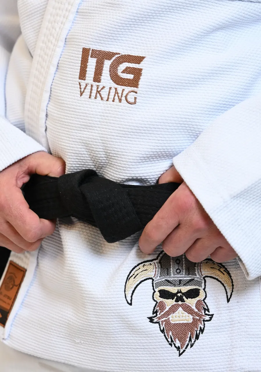 Kimono In The Guard Jiu-Jitsu Viking Branco