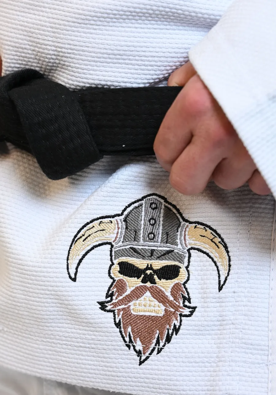 Kimono In The Guard Jiu-Jitsu Viking Branco