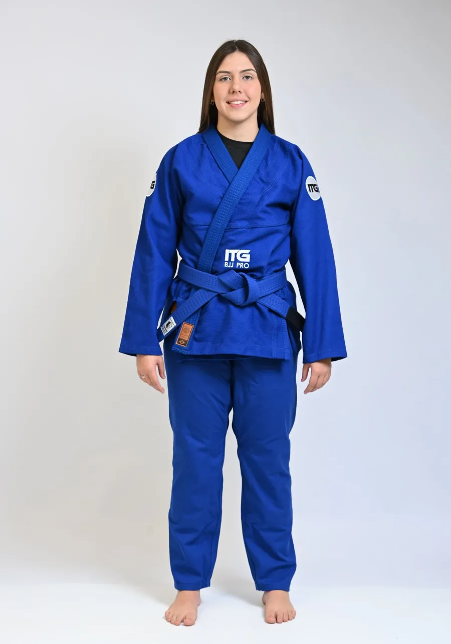Kimono In The Guard Feminino BJJ Pró Azul