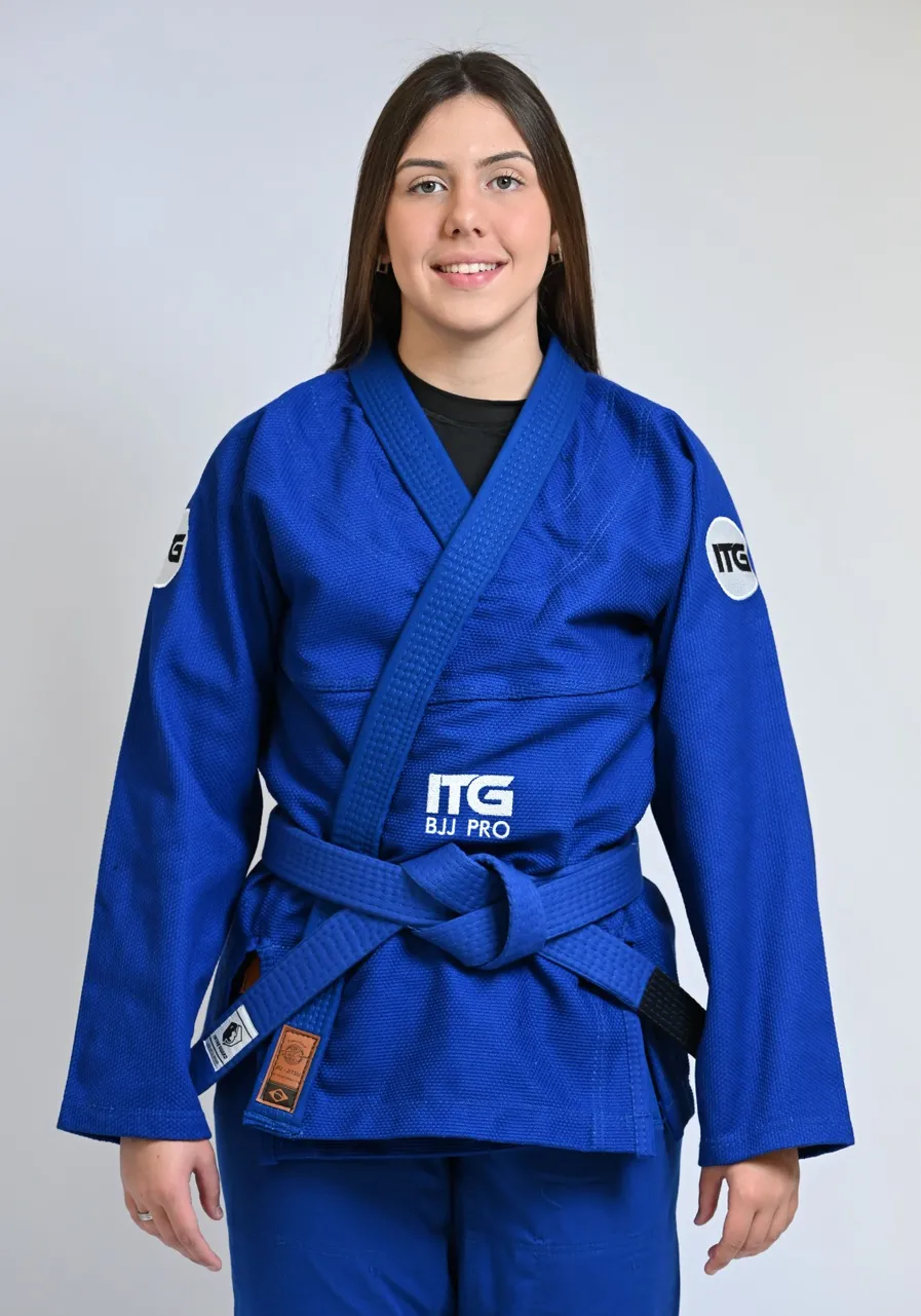 Kimono In The Guard Feminino BJJ Pró Azul
