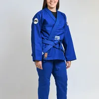 Kimono In The Guard Feminino BJJ Pró Azul - imagem 8