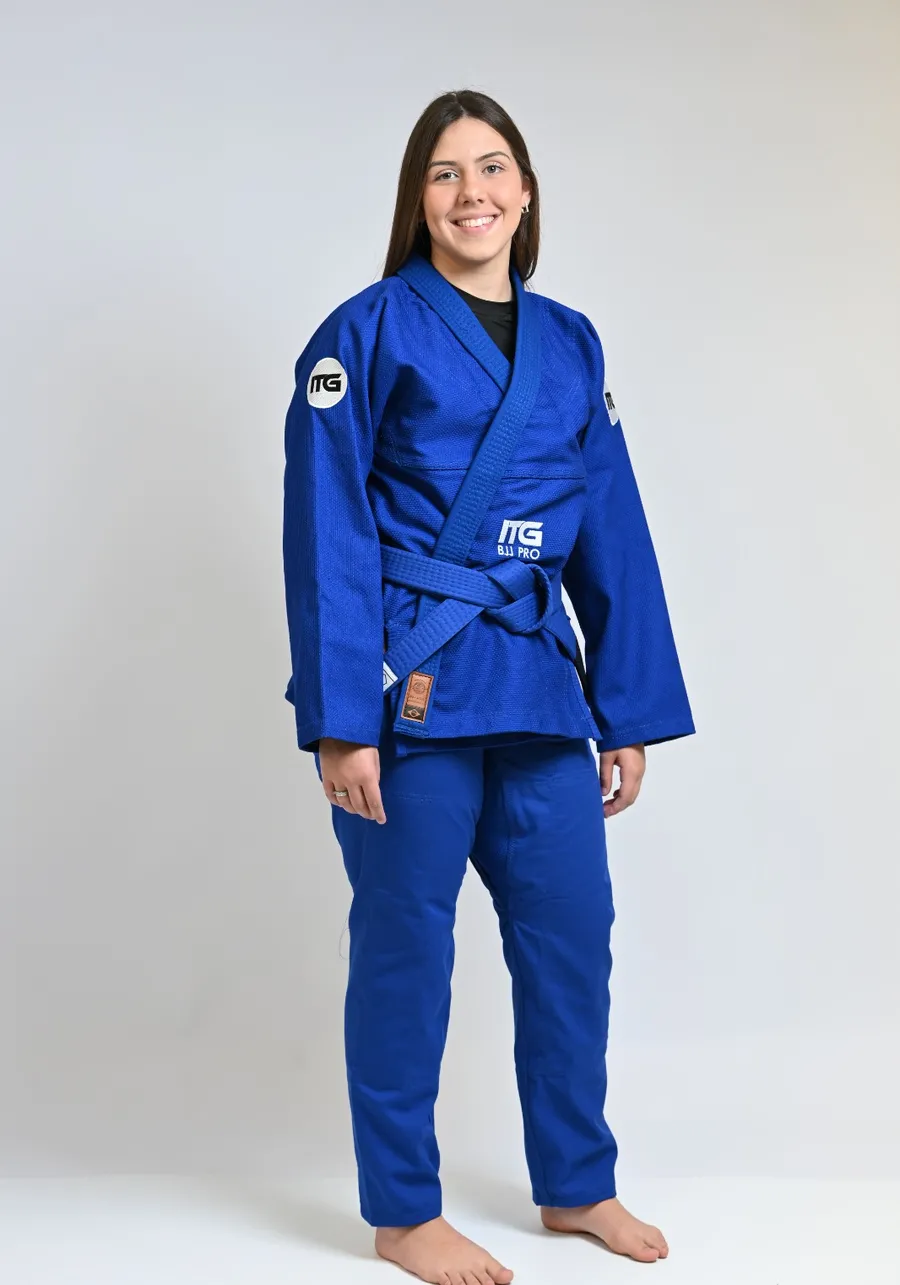 Kimono In The Guard Feminino BJJ Pró Azul