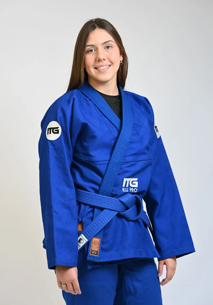 Kimono In The Guard Feminino BJJ Pró Azul