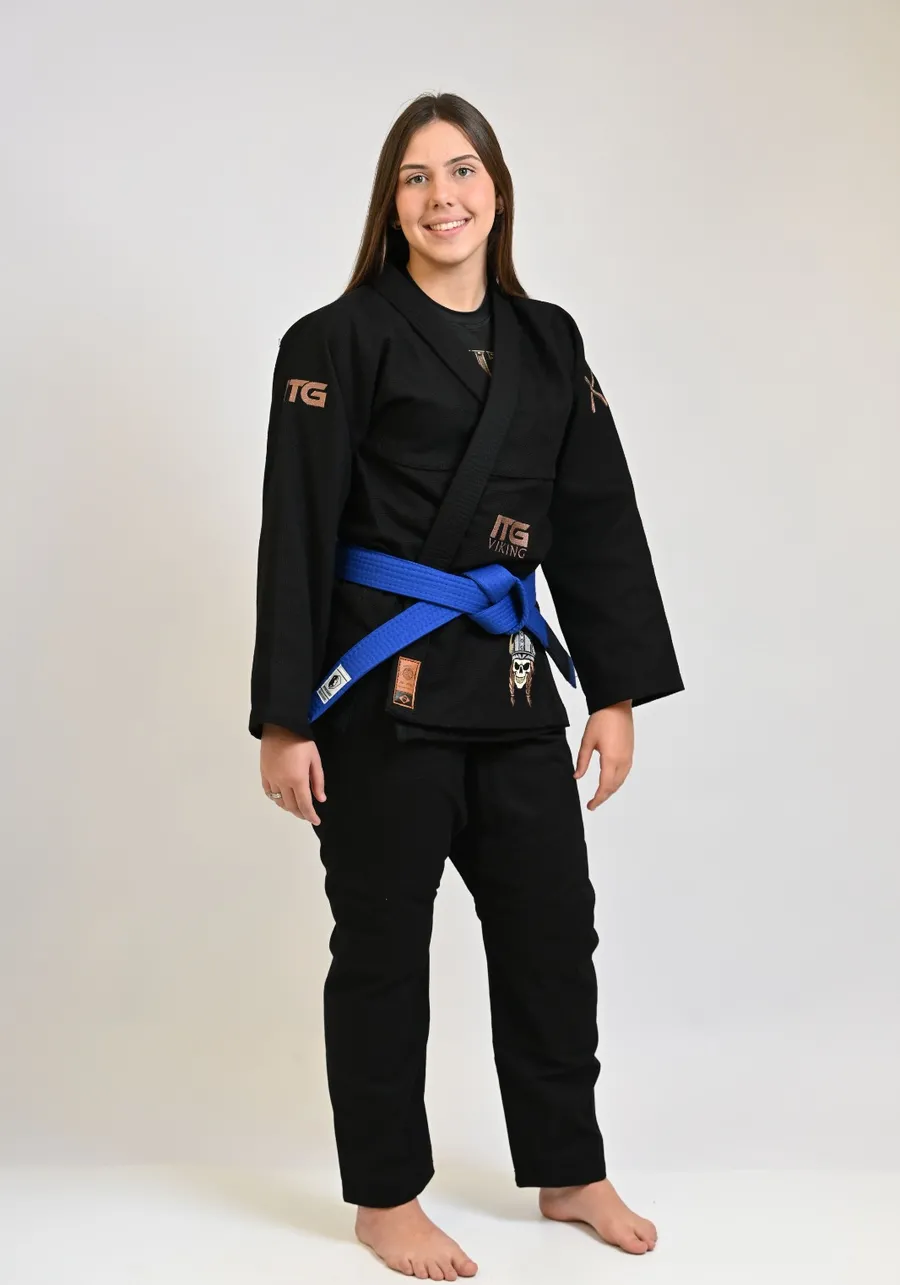 Kimono In The Guard Feminino Viking Preto