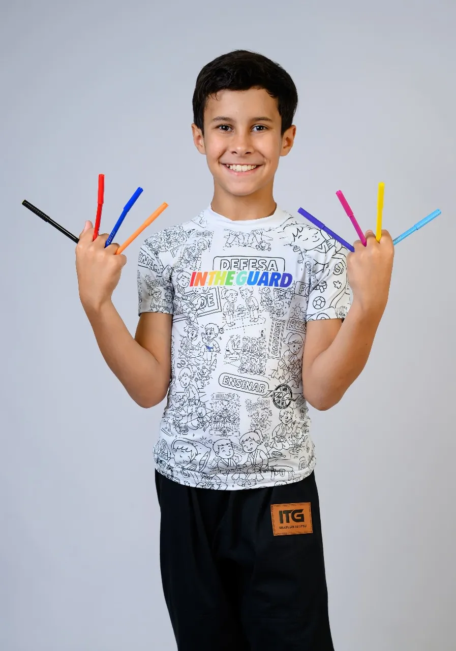 Rash Guard Infantil Goods para Colorir
