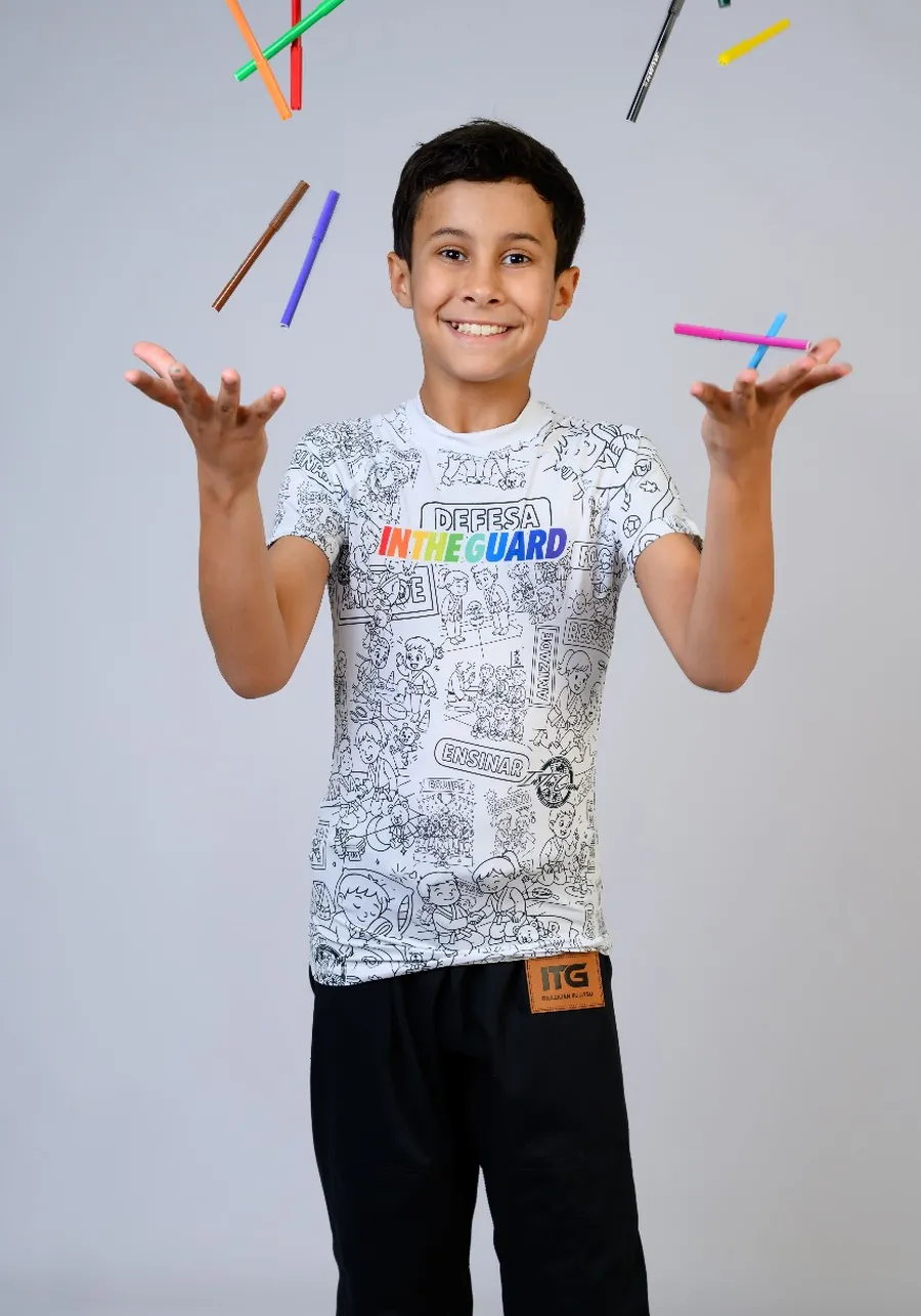 Rash Guard Infantil Goods para Colorir