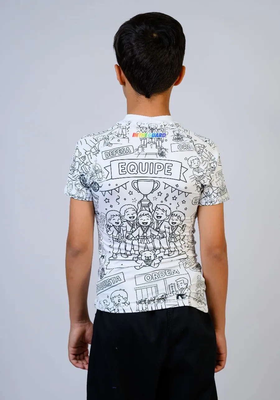 Rash Guard Infantil Goods para Colorir