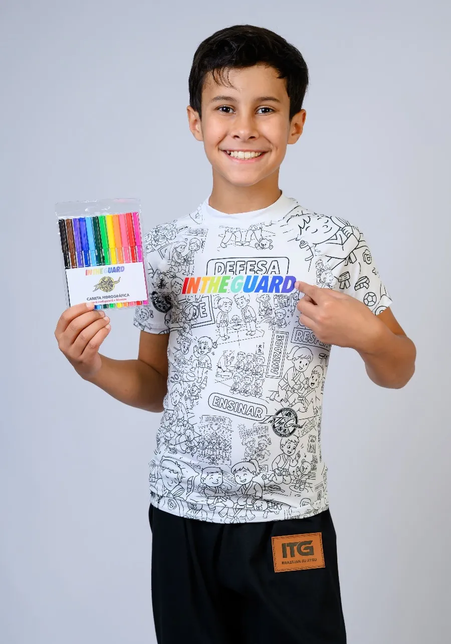 Rash Guard Infantil Goods para Colorir