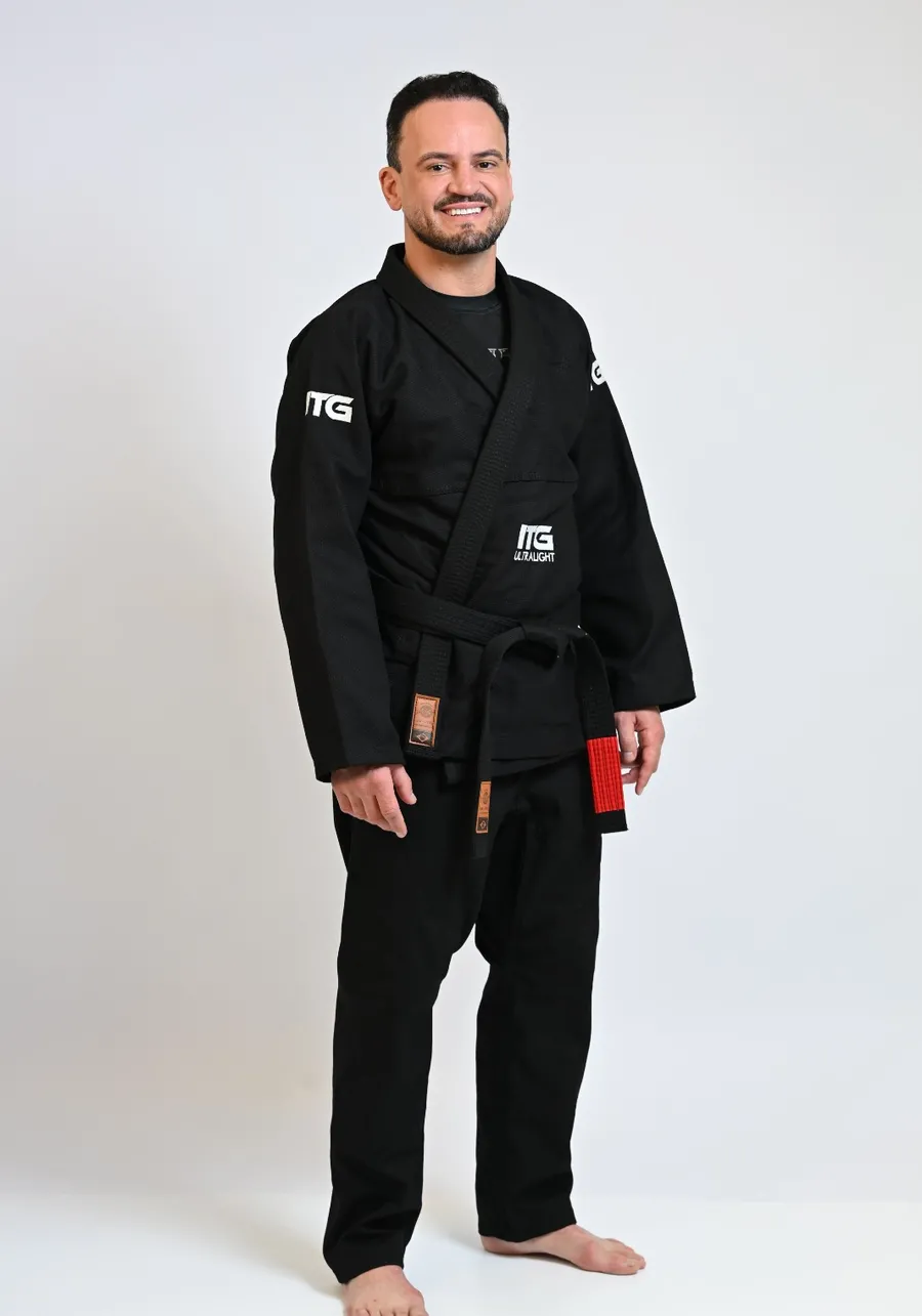  Kimono In The Guard Jiu-Jitsu Ultra Light - Preto