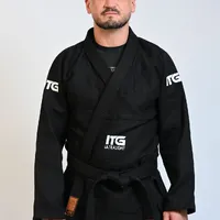  Kimono In The Guard Jiu-Jitsu Ultra Light - Preto - imagem 4
