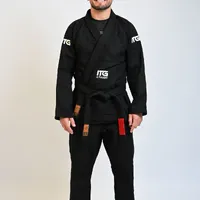  Kimono In The Guard Jiu-Jitsu Ultra Light - Preto - imagem 1