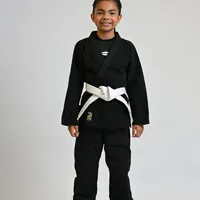 Kimono Infantil KRPA TRANÇADO e calça de Rip Stop GRÁTIS FAIXA BRANCA COM PONTEIRA  -  PRETO - imagem 4