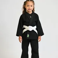 Kimono Infantil KRPA TRANÇADO e calça de Rip Stop GRÁTIS FAIXA BRANCA COM PONTEIRA  -  PRETO - imagem 6