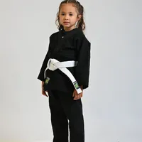 Kimono Infantil KRPA TRANÇADO e calça de Rip Stop GRÁTIS FAIXA BRANCA COM PONTEIRA  -  PRETO - imagem 7