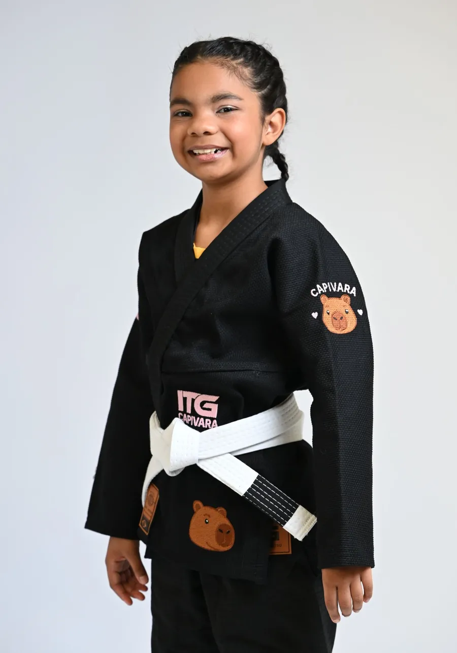 Kimono Infantil In The Guard Capivara  -  PRETO