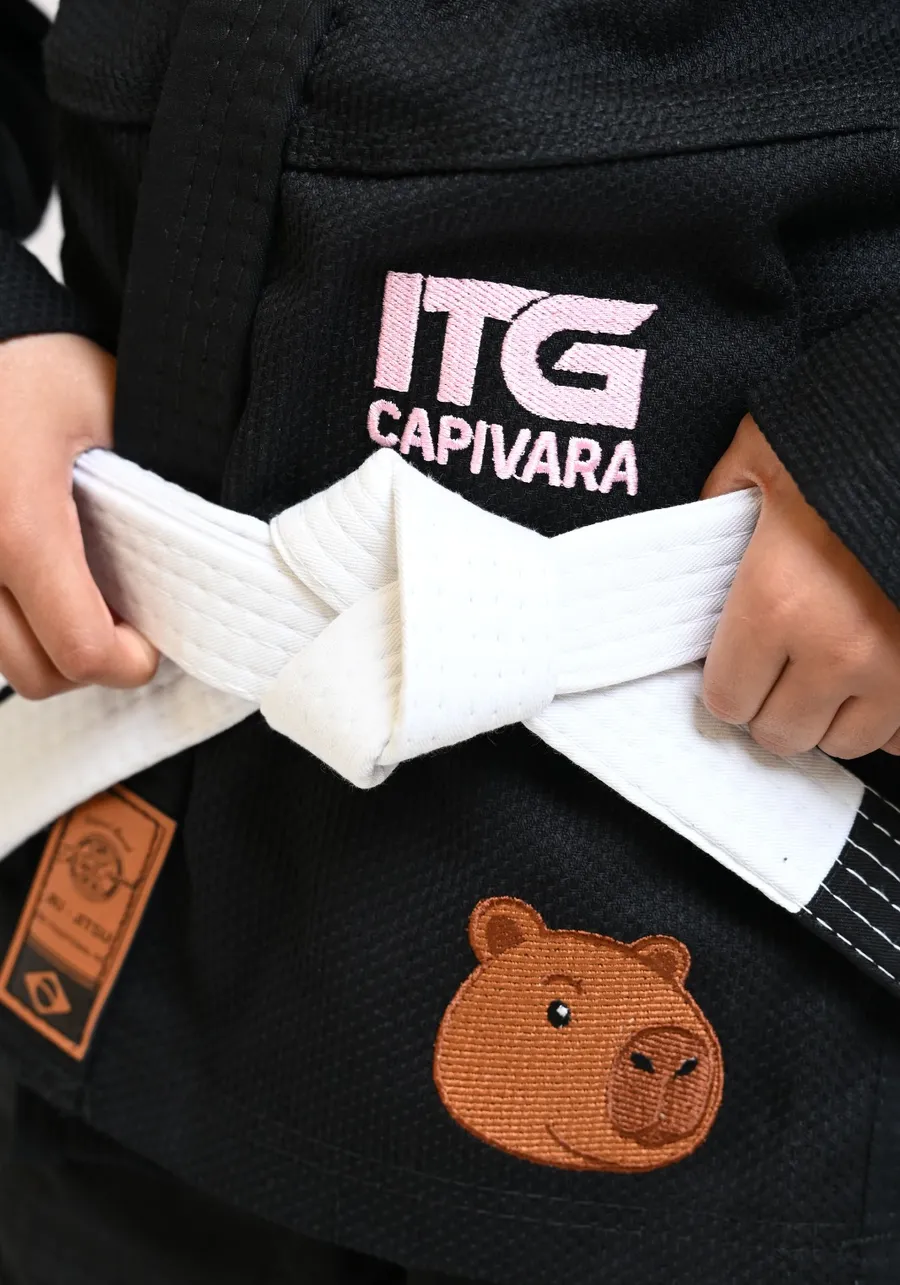 Kimono Infantil In The Guard Capivara  -  PRETO