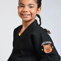 Kimono Infantil In The Guard Capivara  -  PRETO - imagem 3
