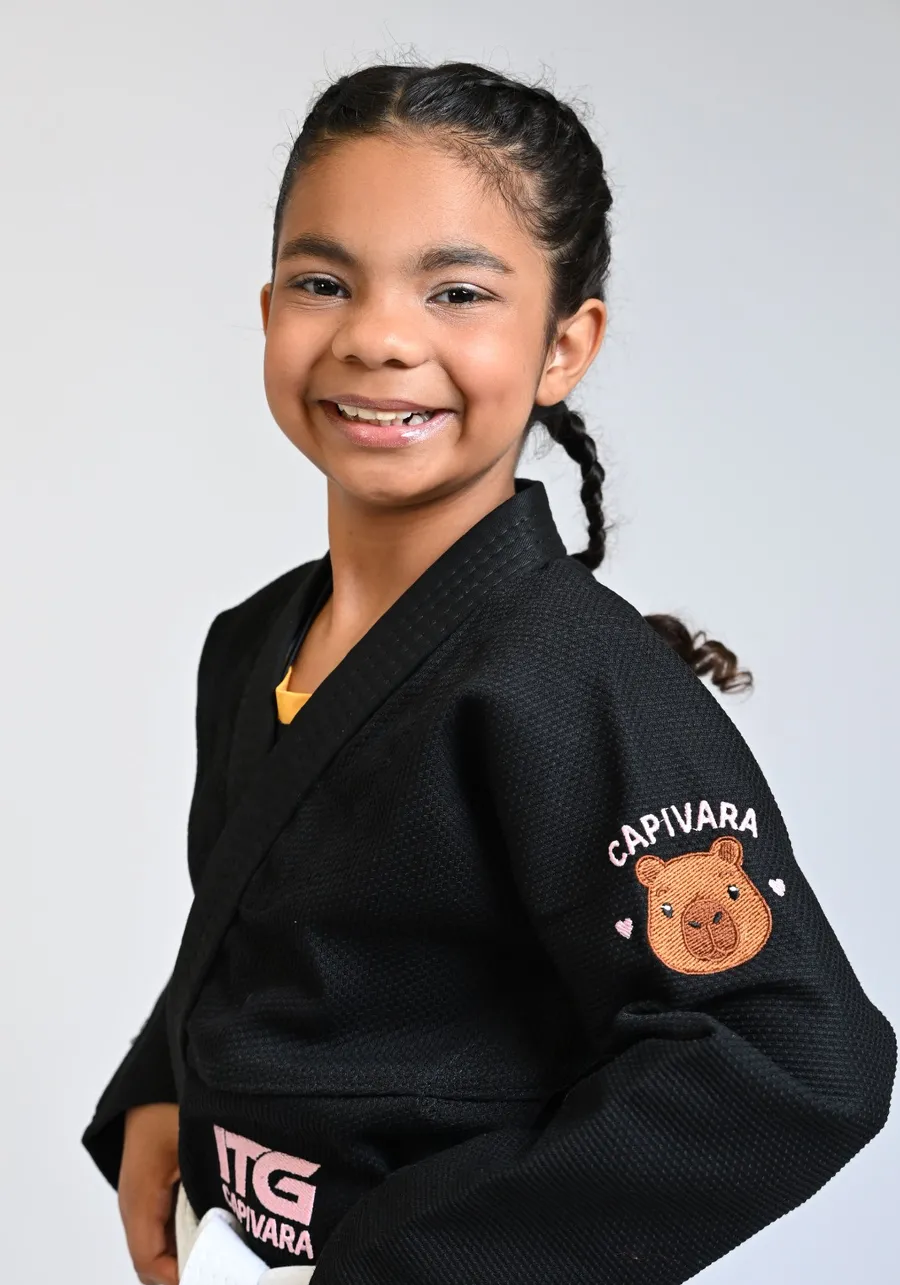 Kimono Infantil In The Guard Capivara  -  PRETO