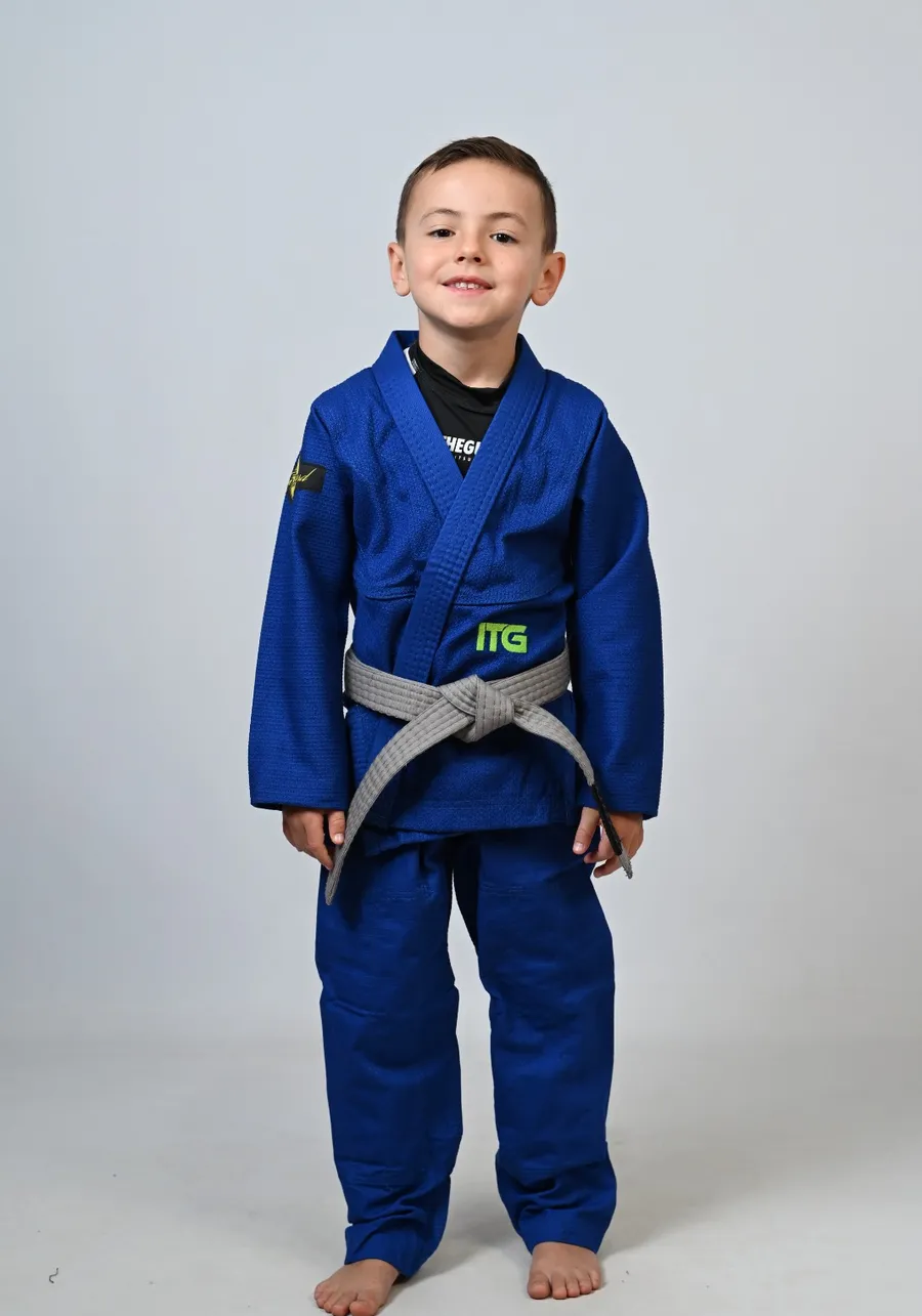 Kimono Infantil In The Guard Green Azul