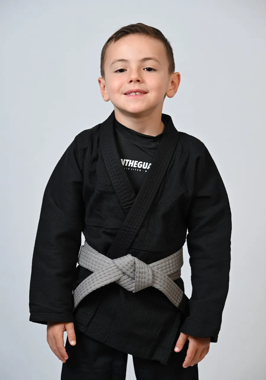 Kimono Infantil In The Guard Liso Preto