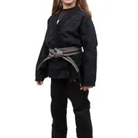 Kimono Infantil In The Guard Liso Preto - imagem 3